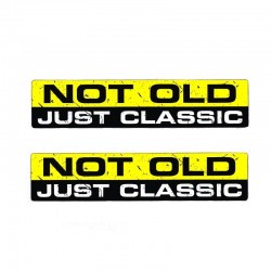 NOT OLD JUST CLASSIC - car sticker 15.2CM * 3.3CMStickers