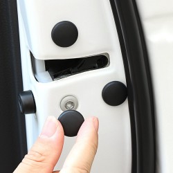 Car door lock screw protection - black - whiteExterior accessories