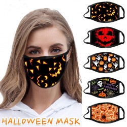 Maschera protettiva viso / bocca - antivento - antipolvere - Stampa di Halloween