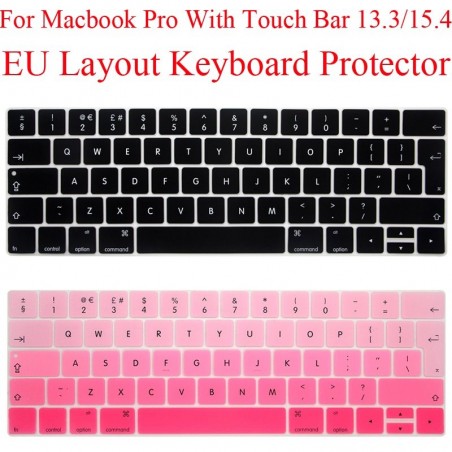 Protezione tastiera UE - Macbook Pro 13 - 13.3 - Silicone - Protezione