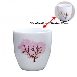 Tazza di ceramica cambia colore - caldo e freddo discolorazione temperatura - giapponese Sakura