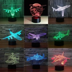 Lampada aeronautica - Luce 3D - LED - 7 colori