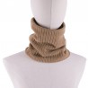 Sciarpa calda a maglia con peluche - unisex