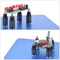 Pannello magnetico PCB - base in acciaio inox - saldatura / saldatura strumento di riparazione