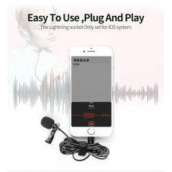 YC-LM10 II - 1.5m - 3m - 6m - microfono professionale Lavalier - cavo per iPhone