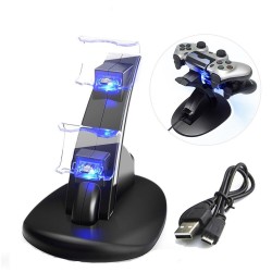 PS4 / Pro / Slim - dock di ricarica del controller - stand - doppia USB - LED