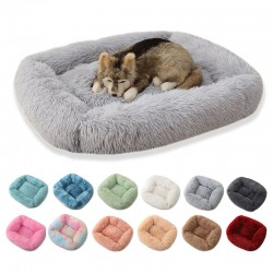 Square pet bed - plush sleeping mat - dogs - catsBeds & mats