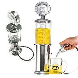 Alcohol liquor dispenser - gas pump design