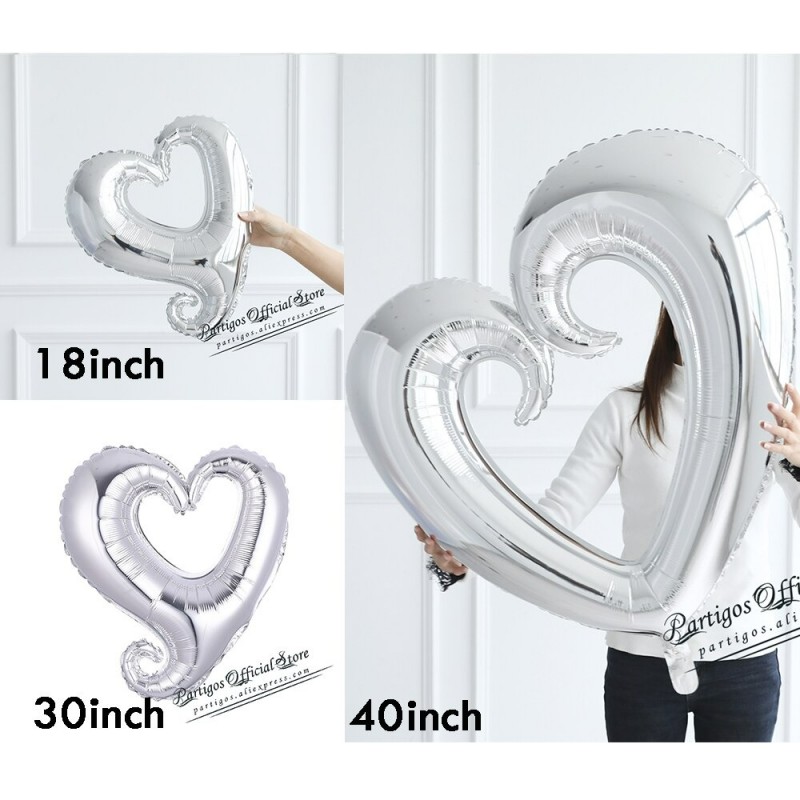 Giant heart shaped - balloon - 18 / 30 / 40 inch