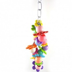 Bird / parrot hanging toy - colorful decoration - 2pcs