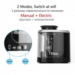 Electric pencil sharpener - touch switch - for school office home stationery