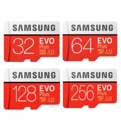 Samsung EVO Plus - scheda di memoria - micro SD - classe 10 - U3 - TF - 32GB / 64GB / 128GB / 256GB