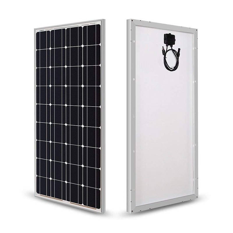 Glass Solar Panel system - 120W maximum power -  cell 12v 24v - battery charger