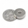 N35 - neodymium round magnet - 20 * 5 mm - with 5mm hole - 2 / 20 piecesN35