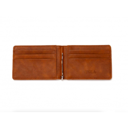 Slim leather wallet - unisex - business cards / credit cards / ID card