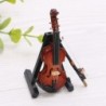 Mini wooden violin - musical instrument - decoration