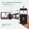 Campanello video intelligente - con spioncino / rilevamento movimento PIR / APP / WiFi - telecomando