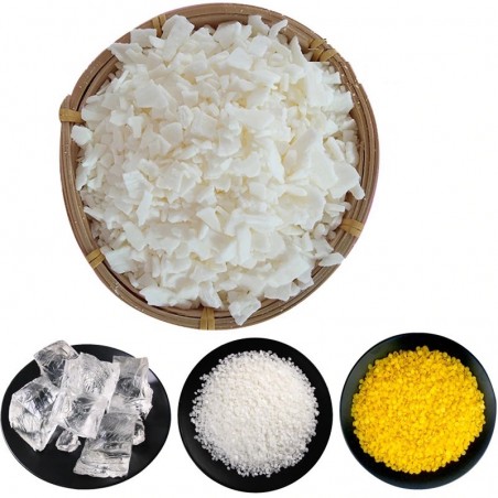 Natural soy wax - / white beeswax / coconut wax / jelly wax - for candle making - smokelessCandles & Holders
