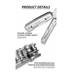 ROXON S802 Phantom - multi tool - pliers / scissors with replaceable knife / wire cutters