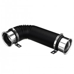 Car air filter - intake pipe - cold feed - flexible inlet duct induction - 76mm
