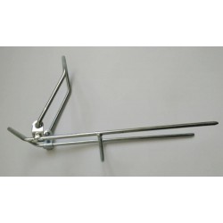 Fishing rod pole holder - adjustable bracket