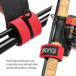 Fishing rod tie strap - elastic bandage - guide ring / holder