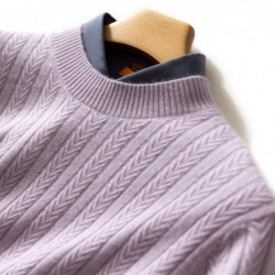 Elegant men's sweater - pure goat cashmere