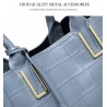 Stone Pattern Genuine Leather Women Shoulder Bag 2020 Female Leather Totes Bag Luxury Women Leather Handbag Brand Designer