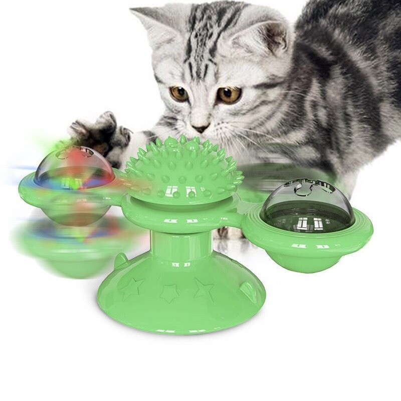 Windmill - cat toy - hair brush / toothbrush - glow ball