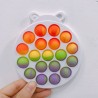 Colorful push fidget - anti stress toy - rainbow Pop It