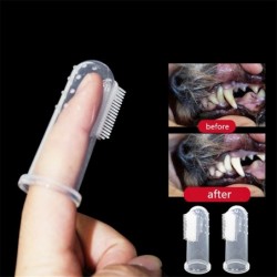 Soft finger toothbrush - for dogs / cats teeth cleaning