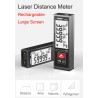 SNDWAY - digital laser rangefinder - LCD - 40M / 50M / 60M