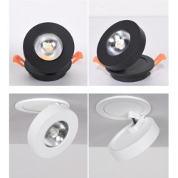 LED ceiling lamp - recessed - rotatable - dimmable - COB - built In spot light - 3W / 5W / 7W / 9W / 12W