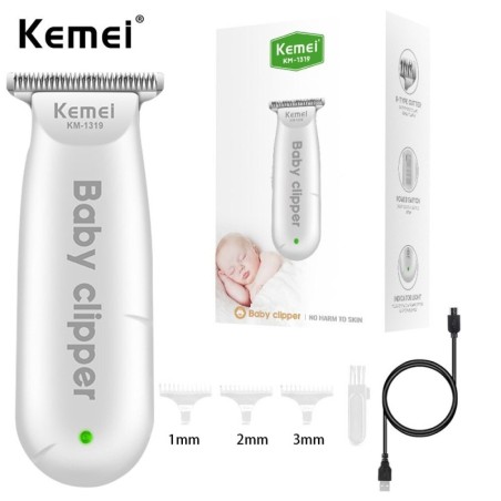 Kemei KM-1319 - professional electric hair clipper / trimmer - 100V - 240V - for babies / children
