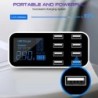 Car charger - 8- port USB - charging station - HUB with LCD displayInterior parts