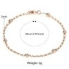 Rose gold jewellery set for women - necklace chain with bracelet