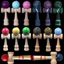Giocattoli Kendama in legno - palla da giocoliere - antistress / giocattolo educativo - per adulti / bambini - 12 cm