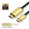 Cavo HDMI USB C da Tipo-C a HDMI - Thunderbolt 3 - convertitore - adattatore - 4K 60Hz - per MacBook / Huawei Mate 30 40 Pro