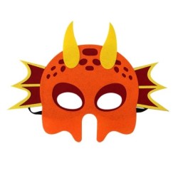 Divertenti maschere a forma di animale - dinosauro - per bambini - Halloween / festa - 5 pezzi