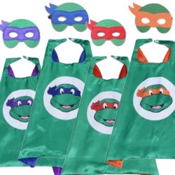 Costume da tartarughe ninja - per bambini - mantello / maschera per gli occhi