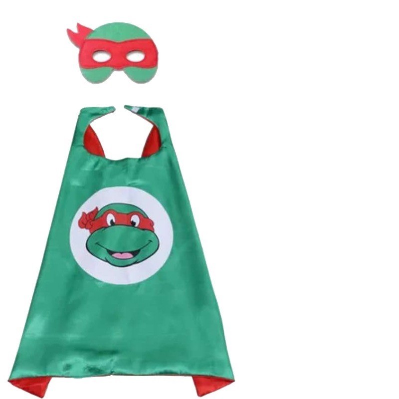 Costume da tartarughe ninja - per bambini - mantello / maschera per gli occhi