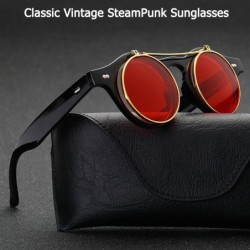 Vintage flip up sunglasses - steampunk style - double layer - unisexSunglasses