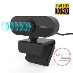 Full HD web camera - with microphone - adjustable - USBComputers & Laptops
