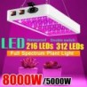 Lampada per piante - spettro completo - luce LED - impermeabile - 5000W / 8000W