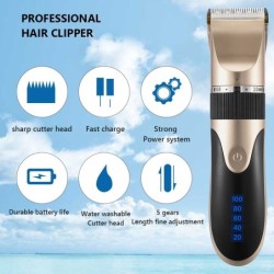 Tagliacapelli/barba professionale - rifinitore elettrico - 1200mAh