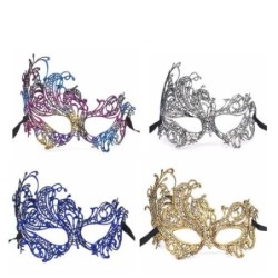 Colorful eye mask - hollow out lace - for masquerade / HalloweenMasks