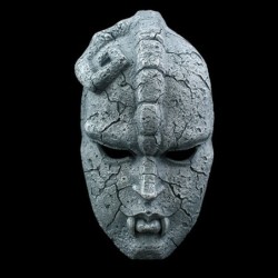 Fantasma di pietra - maschera in resina a pieno facciale - Halloween - carnevali