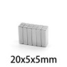 N35 - neodymium magnet - strong cuboid block - 20mm * 5mm * 5 mm - 5 - 100 piecesN35