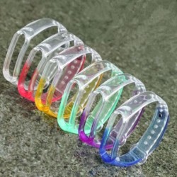 Cinturino trasparente - bracciale - per orologio Xiaomi Mi Band 5 - 3/4