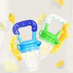 Ciuccio per bambini - mangiatoia per alimenti freschi - succhi - latte - rete colino in silicone - 10 pezzi